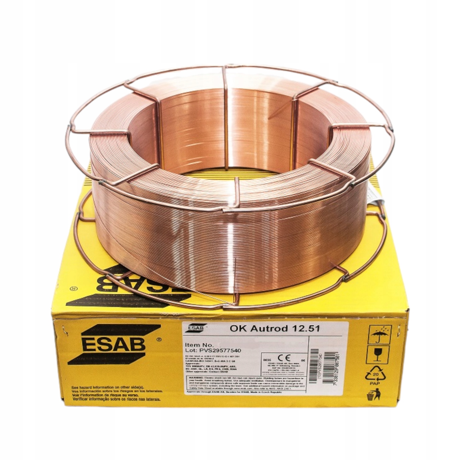 SG2 OK AUTROD 12,51 zvárací drôt 0,8/15kg ESAB